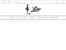 Tablet Screenshot of lestanbridals.com